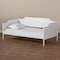 Baxton Studio Alya White Finished Wood Twin Size Daybed 168-10830 - alternate 8